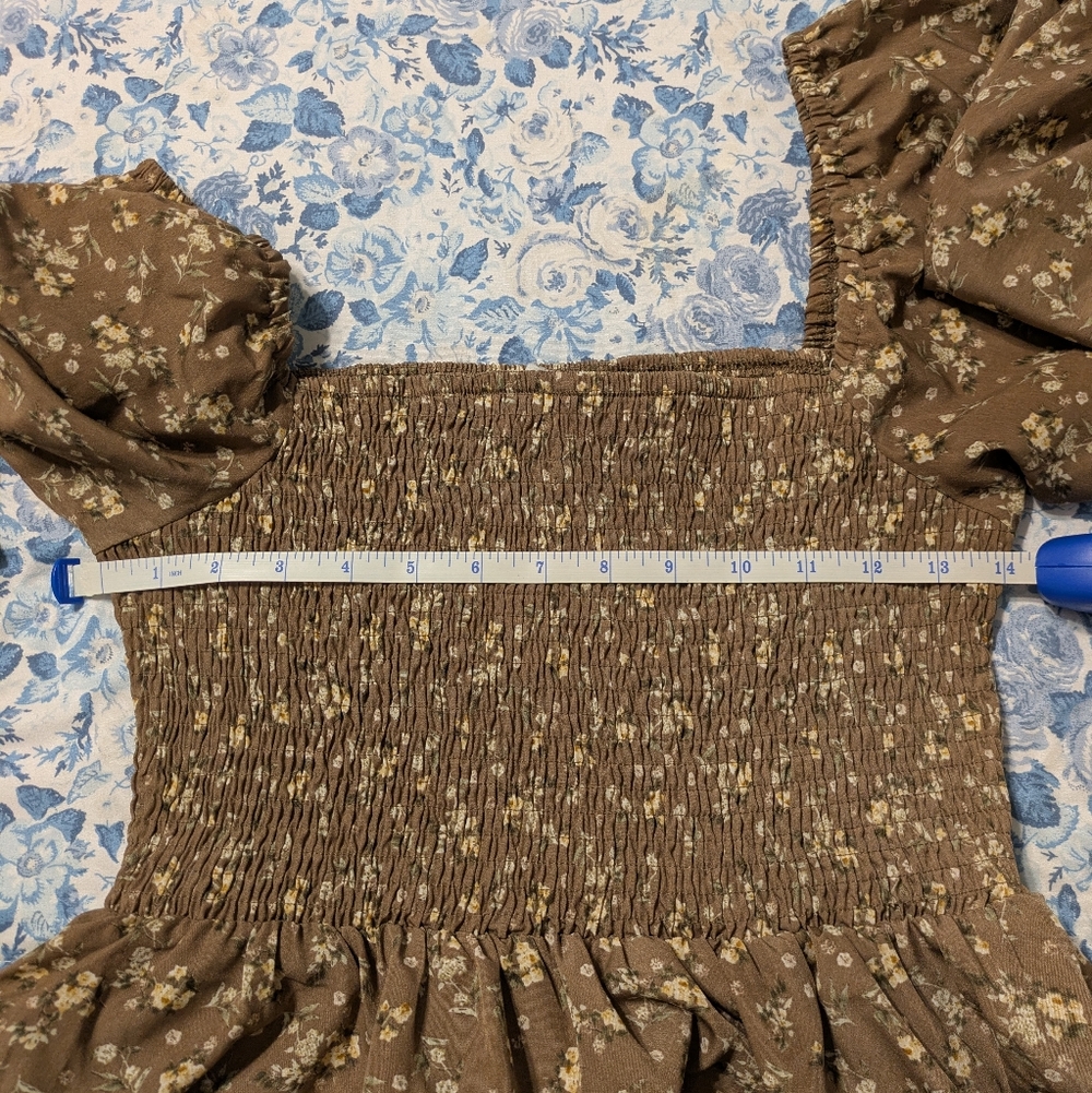 Floral Smocked Maxi Dress - Picture 5 of 5